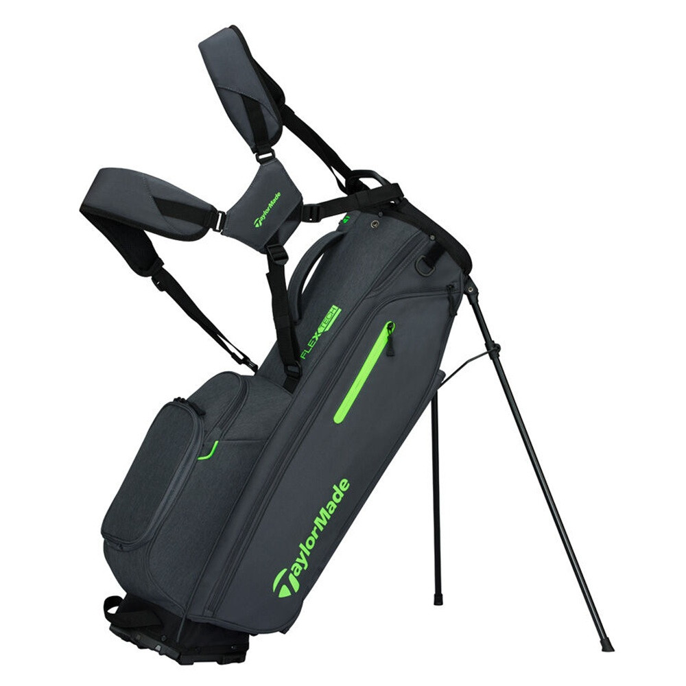 TaylorMade キャディバッグ ブラック/グリーン TaylorMade Golf TM24 FlexTech Stand Bag - Maple Hill Golf